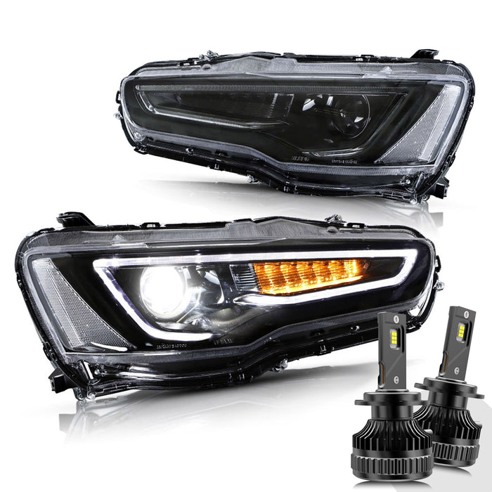 VLAND LED Headlights For 2008-2017 Mitsubishi Lancer /Evo X