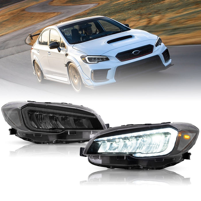 VLAND LED Headlights Compatible For Subaru WRX 2015-2021 With Startup Animation