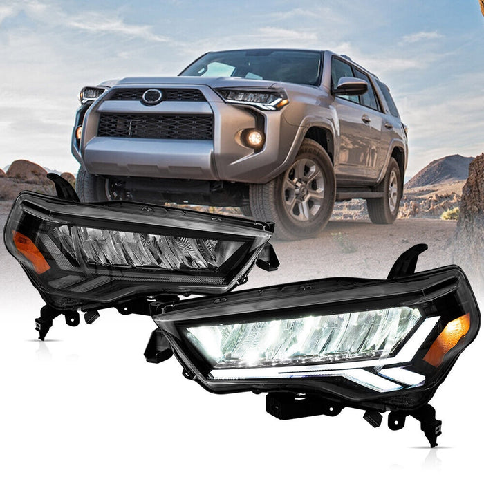 VLAND Full LED Headlights For Toyota 4Runner 2014-2023 with Dynamic DRL