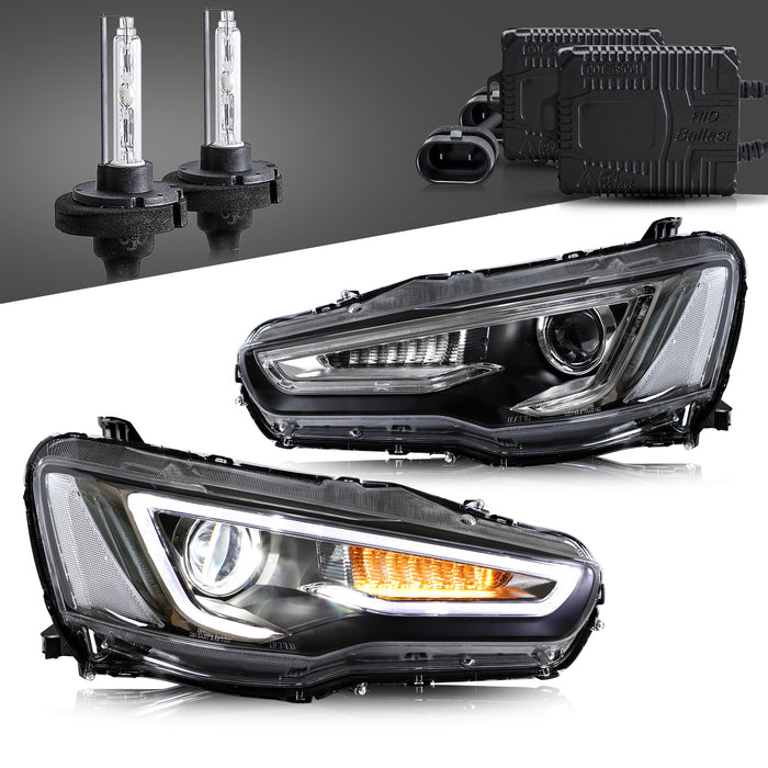 VLAND LED Headlights For 2008-2017 Mitsubishi Lancer /Evo X