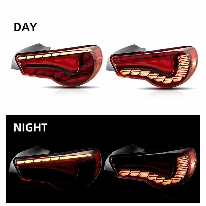 VLAND Full LED Tail Lights For Toyota 86 2012-2021 Scion FR-S 2013-2021 Subaru BRZ 2013-2021