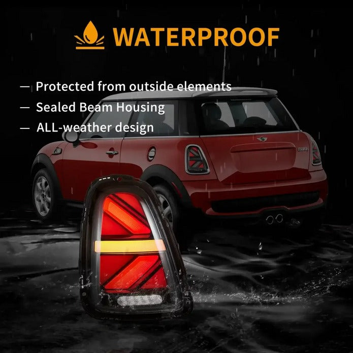 VLAND LED Tail Lights For 2007-2013 Bmw Mini Cooper R56 R57 R58 R59 w/Startup Animation