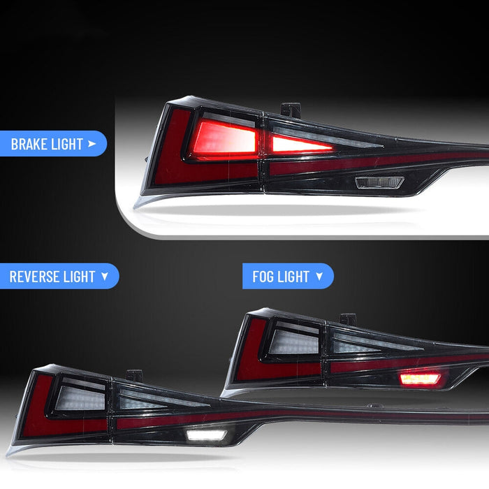 VLAND LED Taillights For 2014-2020 Lexus IS 250 350 200t 300h F Sport