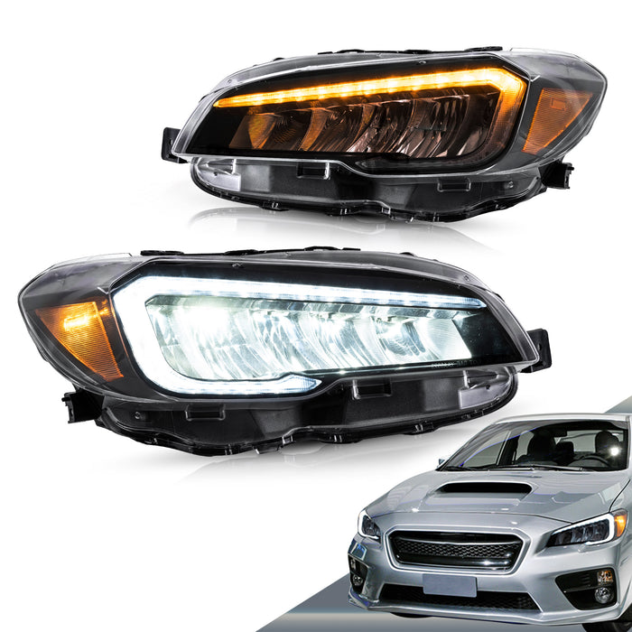 VLAND LED Headlights Compatible For Subaru WRX 2015-2021 With Startup Animation