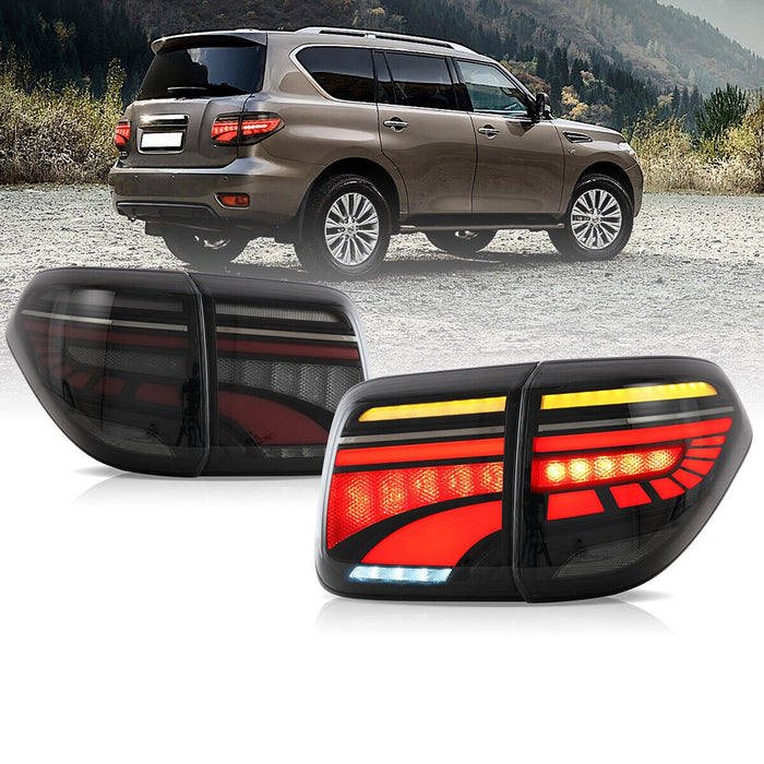 VLAND LED Tail Lights Fit For Nissan Patrol (Y62) 2012-2019 Nissan Armada 2017-2020