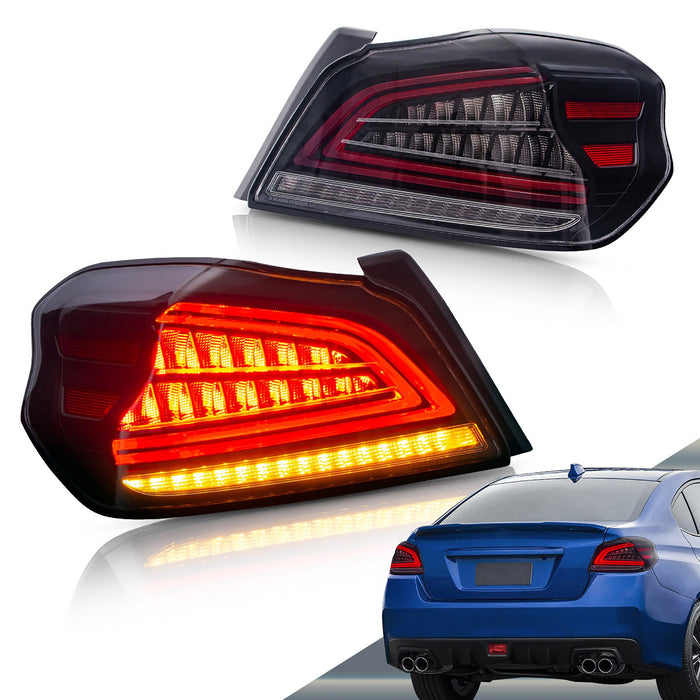 VLAND Full LED Tail lights Assembly Fit for 2014-2021 Subaru WRX/STI