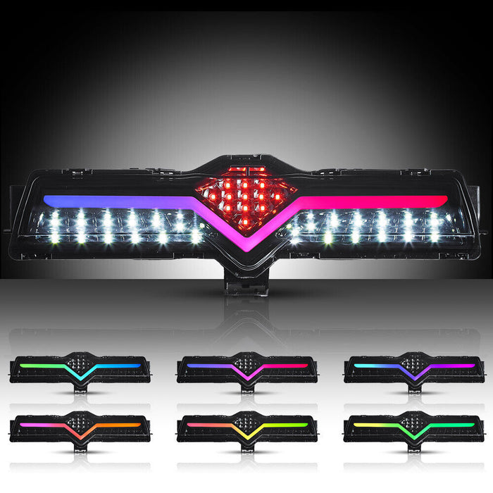 VLAND RGB LED Light Rear Bumper Reverse Brake Fog Lights For 13-20 Toyota GT86 FRS Subaru BRZ