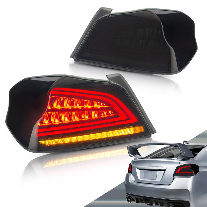 VLAND Full LED Tail lights Assembly Fit for 2014-2021 Subaru WRX/STI