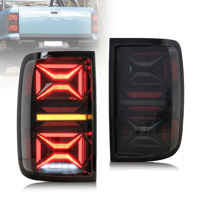 VLAND LED Tail Lights For Amarok 2010-2021 with Sequential Turn Signal Rear lamps