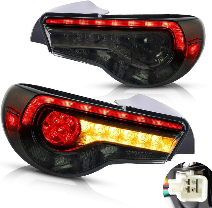 VLAND Full LED Tail Lights for Toyota 86 GT86 2012-2020 Subaru BRZ 2013-2020 Scion FR-S 2013-2020