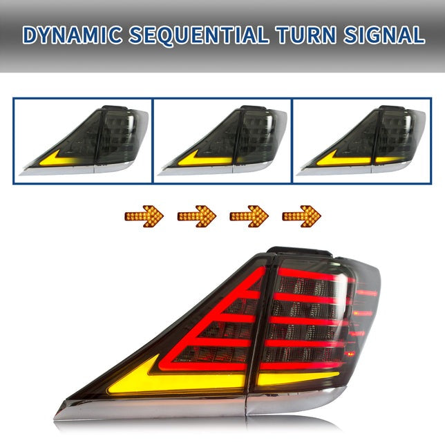 VLAND Full LED Tail Lights For Toyota Verllfire / Alphard 2007-2013