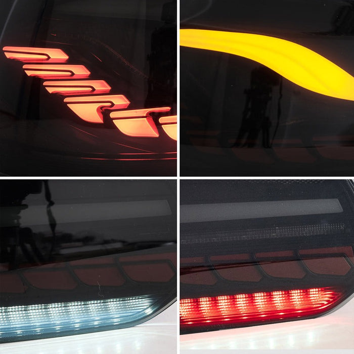 VLAND OLED Tail Lights Fit For Volkswagen Golf6 MK6 2008-2014