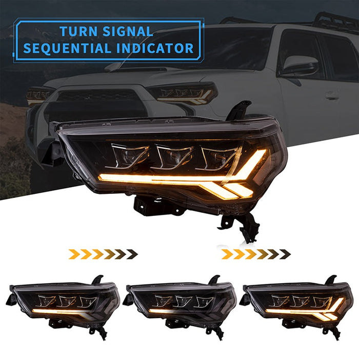 VLAND LED Projector Headlights For 2014-2020 Toyota 4Runner (Not For 2021)