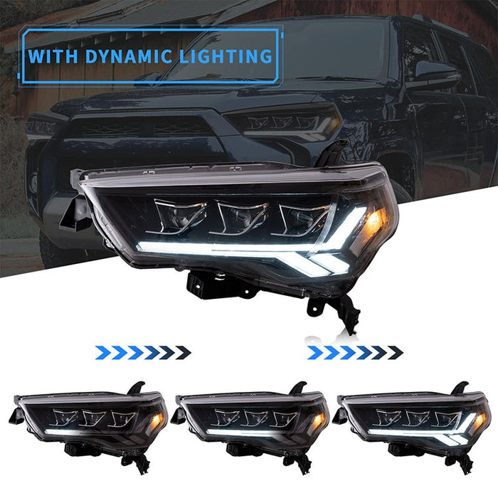 VLAND LED Projector Headlights For 2014-2020 Toyota 4Runner (Not For 2021)