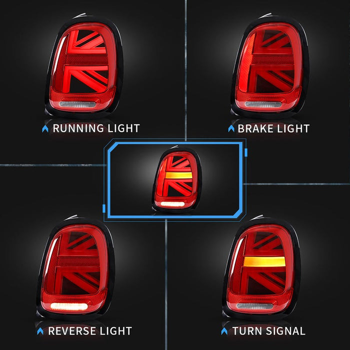 VLAND Full LED Tail Lights Lamps For BMW Mini Cooper F-Series 2014-2019 (F55/F56/F57)