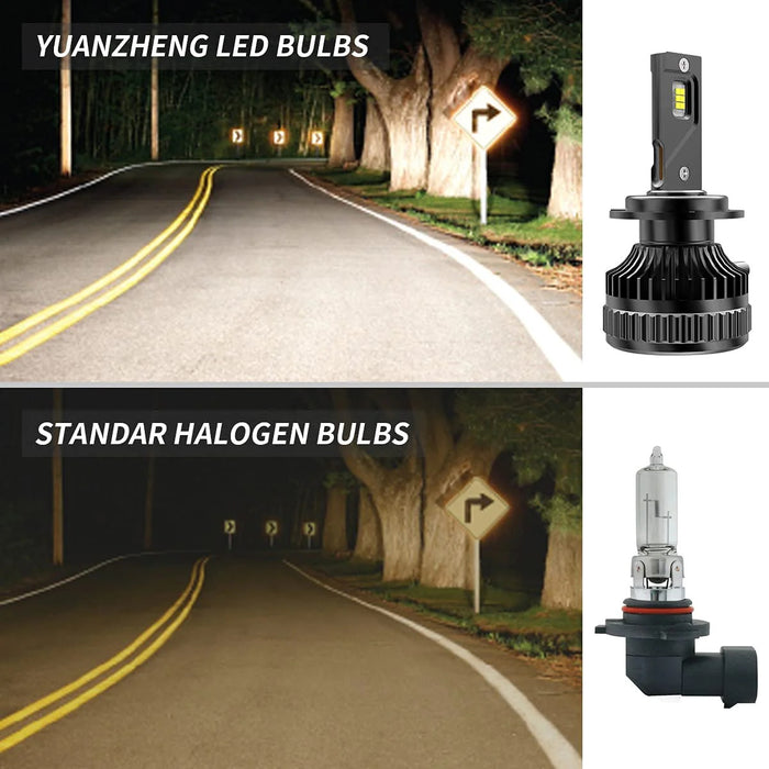 VLAND D2S/H7/9005 LED Headlight Bulbs 35W 6000K Super Bright