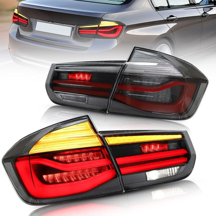 VLAND Full LED Taillights For BMW 3-Series BMW F30 F35 F80 320i 328i 328D 335i M3 6th Gen Sedan 2013-2018