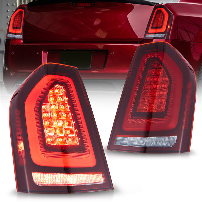 VLAND Full LED taillights Compatible with Chrysler 300 2011-2014 2nd Gen LD / Lancia Thema 2011–2014