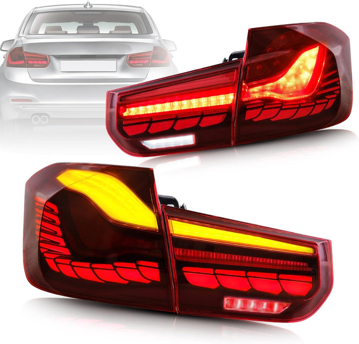 VLAND OLED Taillights Fit for BMW 3-Series BMW F30 F35 F80 320i 328i 328D 335i M3 6th Gen Sedan 2013-2018