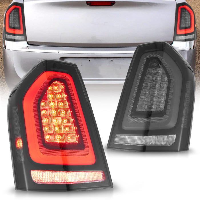 VLAND Full LED taillights Compatible with Chrysler 300 2011-2014 2nd Gen LD / Lancia Thema 2011–2014