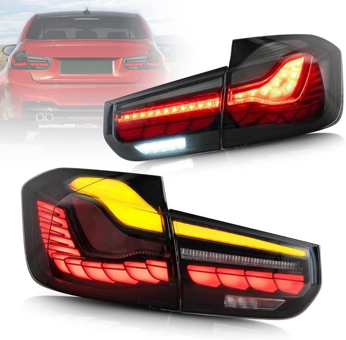 VLAND OLED Taillights Fit for BMW 3-Series BMW F30 F35 F80 320i 328i 328D 335i M3 6th Gen Sedan 2013-2018