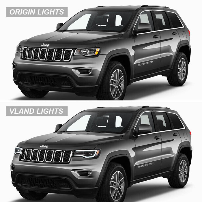 VLAND LED Headlights For 2014-2021 Jeep Grand Cherokee (WK2)