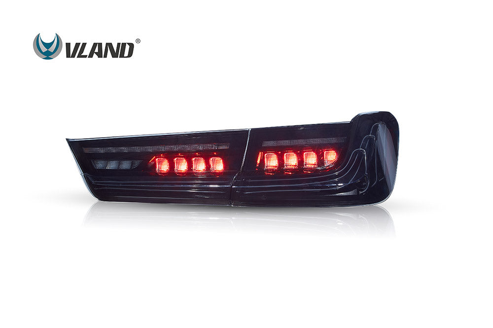 VLAND LED Laser Taillights For 2019-2023 BMW 3-Series G20 W/Sequential Amber Turn Signals