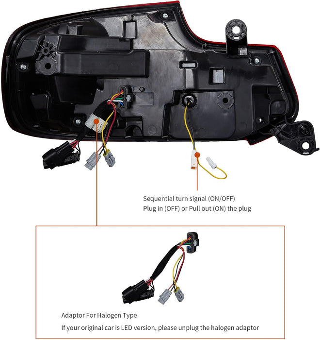 VLAND LED Taillights For 2014-2021 BMW 2 Series M2 F87 F22 F23