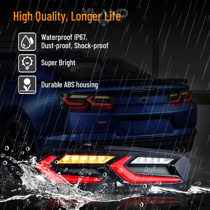 VLAND LED Taillights For 2019-2024 Chevrolet Camaro