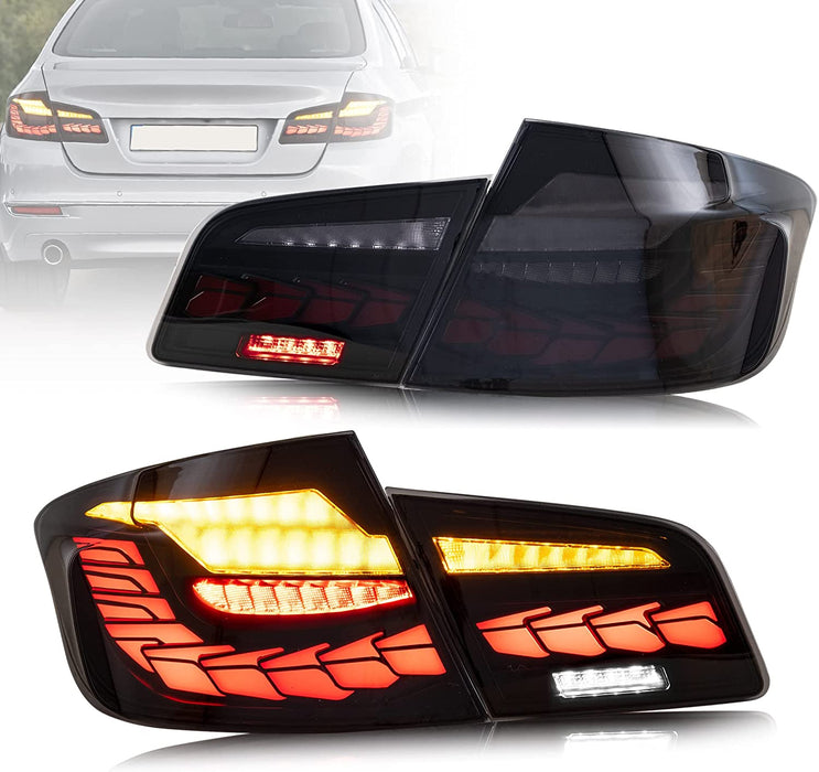 VLAND OLED Tail Lights For BMW 5 Series F10 F18 2011-2017 with Start-up Animation Running Lights(Not For F11/ F07)