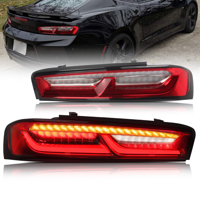 VLAND Taillights For Chevrolet Chevy Camaro 2016-2018 without Reversing Lights (Fit For European Models)