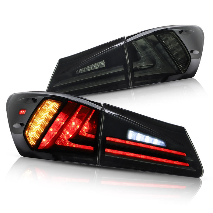 VLAND Full LED Tail Lights for Lexus IS250 IS350 2006-2012 IS 220d and ISF Model( NOT Fit IS250C/IS350C)